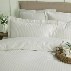 Uppingham Mint Stripe Bedding Set