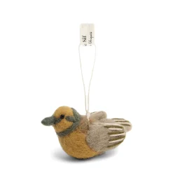 Warbler Felt Bauble