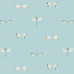 Watercolour Dragonfly Blue Made to Measure Roller Blind