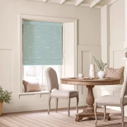 Watercolour Dragonfly Blue Made to Measure Roman Blind