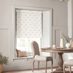 Watercolour Dragonfly White Made to Measure Roller Blind