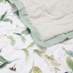 Wild Floral Quilted Throw