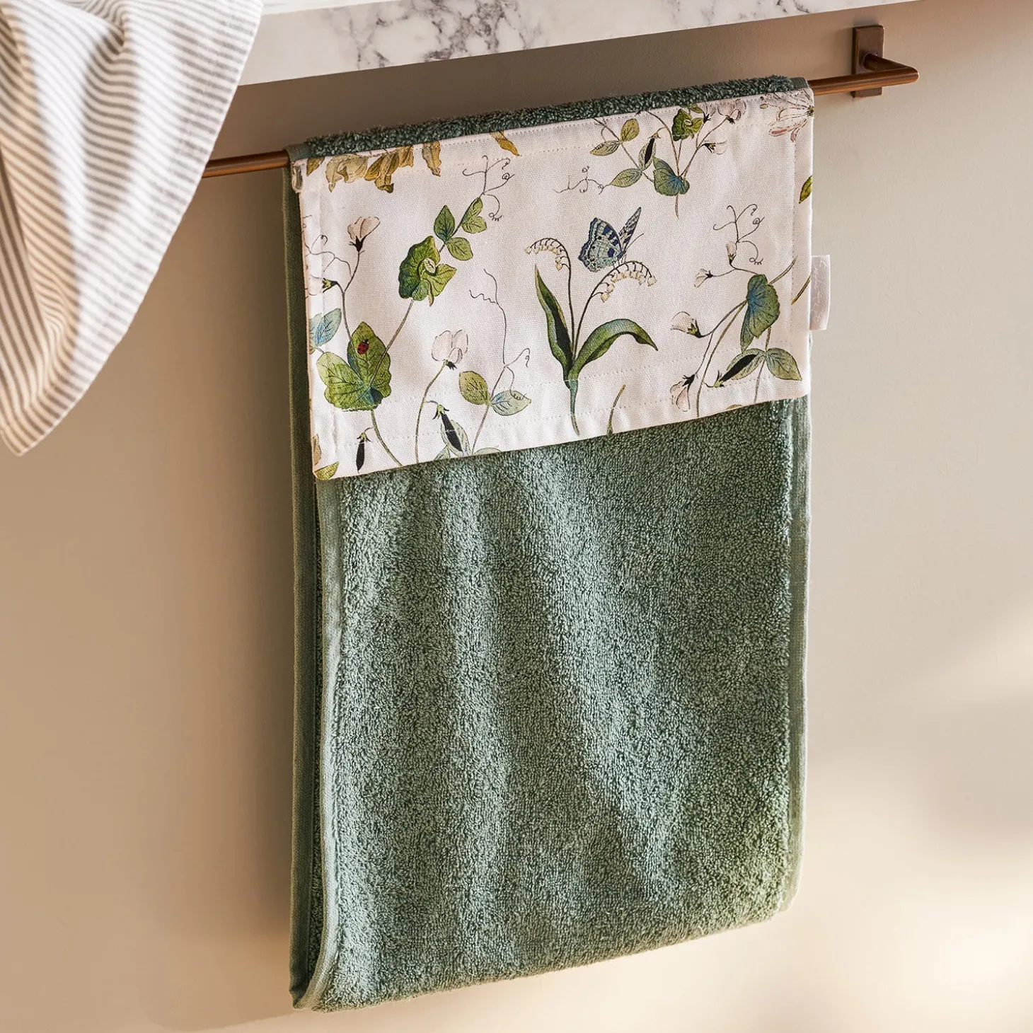 Wild Floral Roller Hand Towel