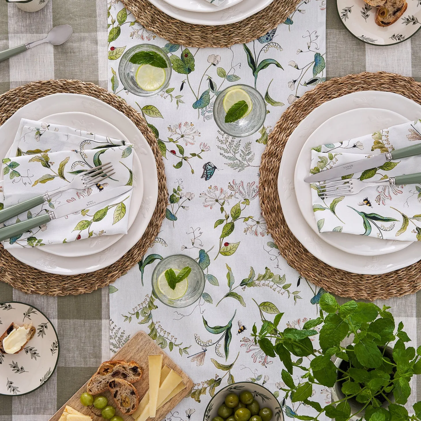 Wild Floral Table Runner