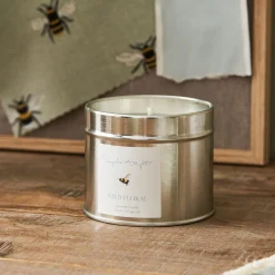 Wild Floral Tin Candle