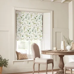 Wild Floral White Made to Measure Roller Blind