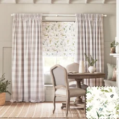 Wild Floral White Made to Measure Roman Blind