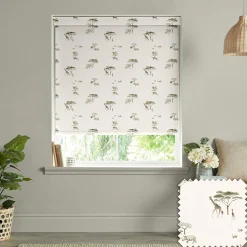 Wild Savannah Off White Made to Measure Roller Blind