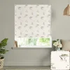 Wild Savannah Off White Made to Measure Roman Blind
