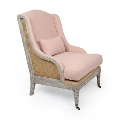 Witham Armchair - Dusty Pink