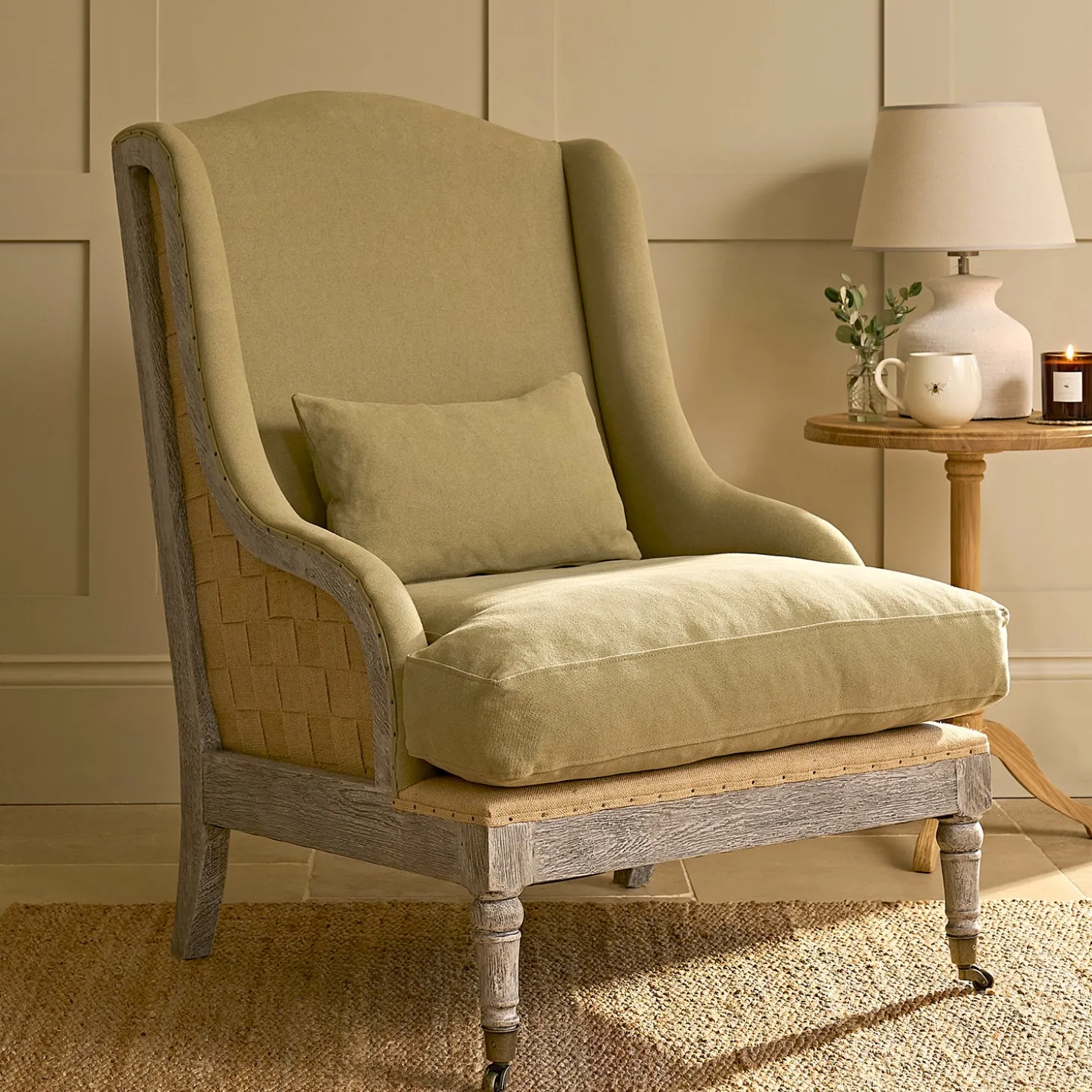 Witham Armchair - Olive Green