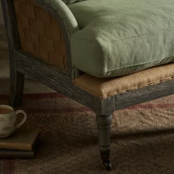 Witham Armchair - Pale Green