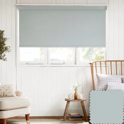 Witham Blue Made to Measure Roller Blind