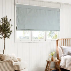Witham Blue Made to Measure Roman Blind