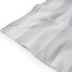 Witham Blue Stripe Linen Tablecloth