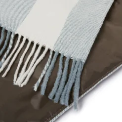 Witham Blue Stripe Woven Picnic Blanket