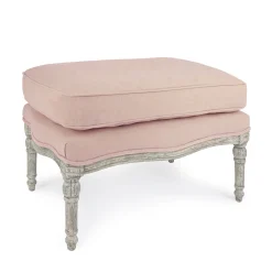 Witham Footstool - Dusty Pink