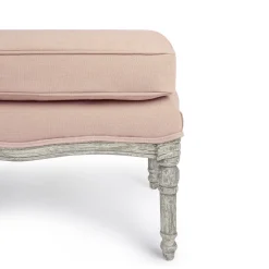 Witham Footstool - Dusty Pink