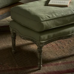 Witham Footstool - Pale Green