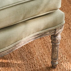 Witham Footstool - Pale Green