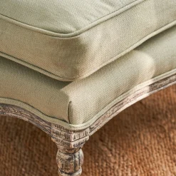 Witham Footstool - Pale Green