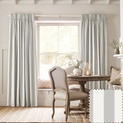 Witham Grey Stripe Made to Measure Curtains