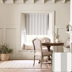 Witham Grey Stripe Made to Measure Roller Blind