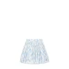 Witham Light Blue Leaf Lampshade