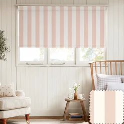Witham Pink Stripe Made to Measure Roller Blind