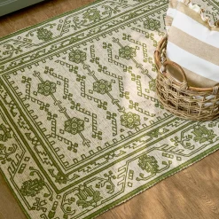 Witham Rug - Green