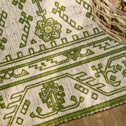Witham Rug - Green