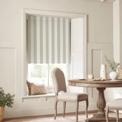 Witham Sage Stripe Made to Measure Roller Blind