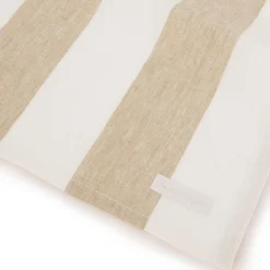 Witham Sand Stripe Linen Table Runner