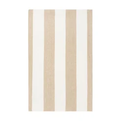 Witham Sand Stripe Linen Tablecloth
