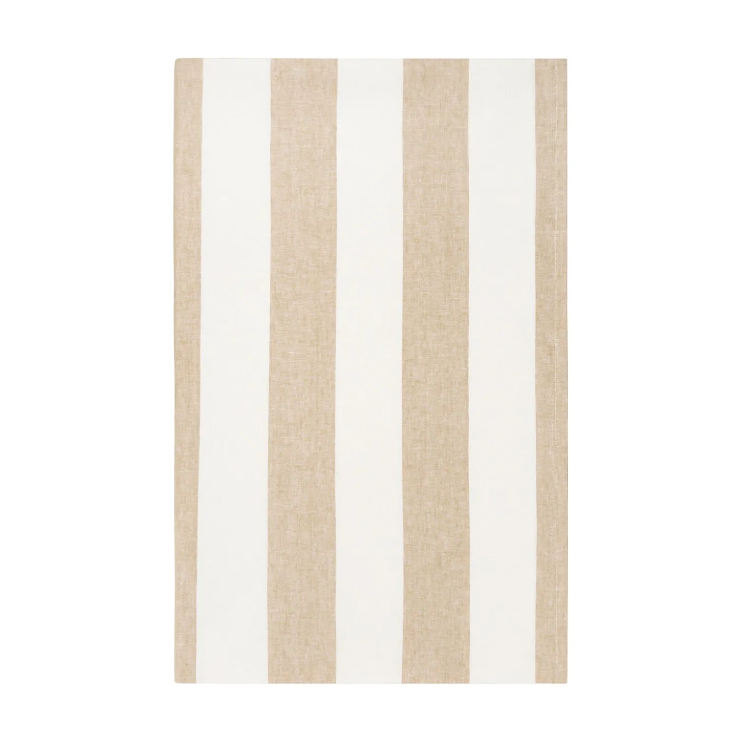 Witham Sand Stripe Linen Tablecloth