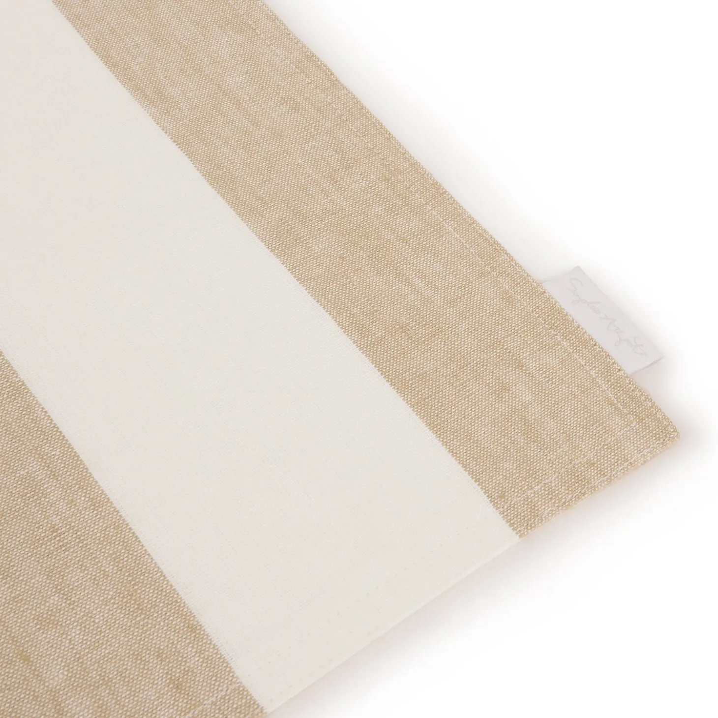 Witham Sand Stripe Linen Washable Placemats (Set of 2)