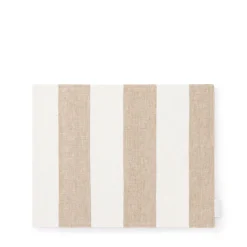 Witham Sand Stripe Linen Washable Placemats (Set of 2)