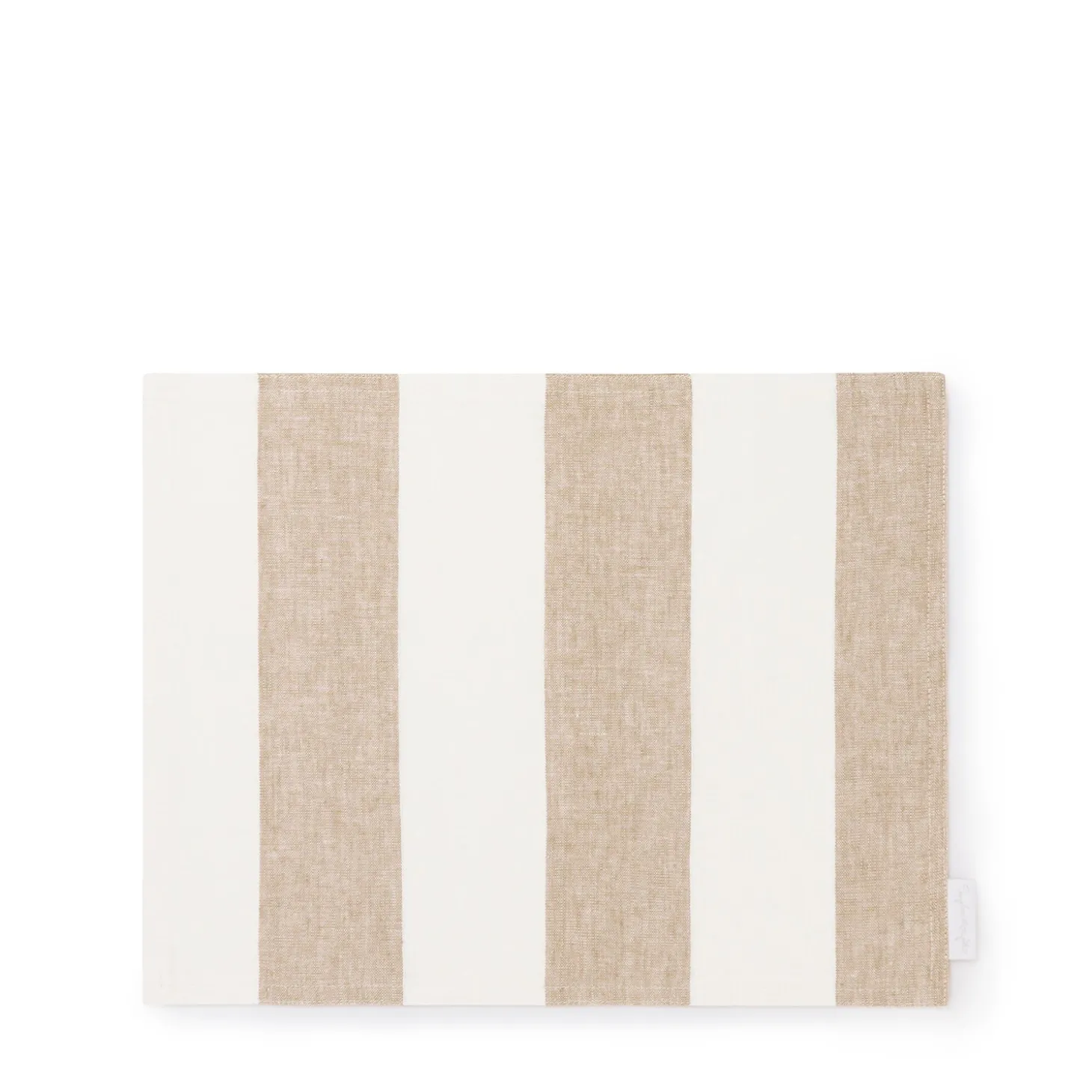 Witham Sand Stripe Linen Washable Placemats (Set of 2)