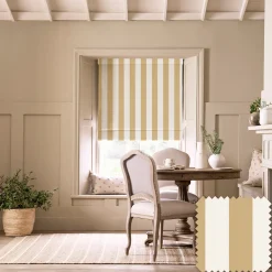 Witham Sand Stripe Made to Measure Roman Blind