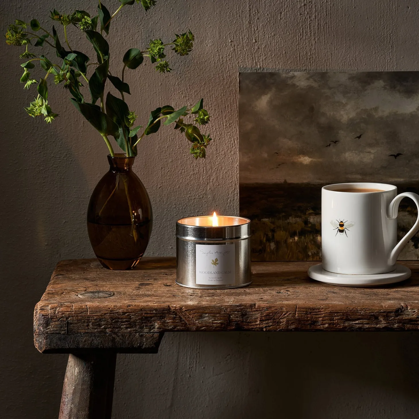 Woodland Calm Tin Candle