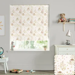 Woodland Friends Off White Made to Measure Roman Blind