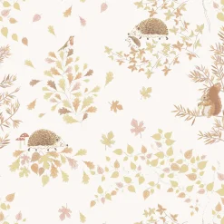 Woodland Friends Off White Made to Measure Curtains