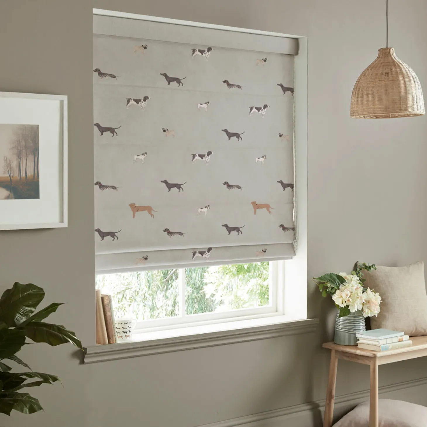 Woof Linen Look Made to Measure Roman Blind