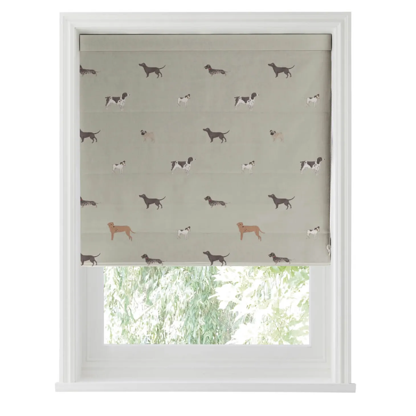 Woof Linen Look Made to Measure Roman Blind